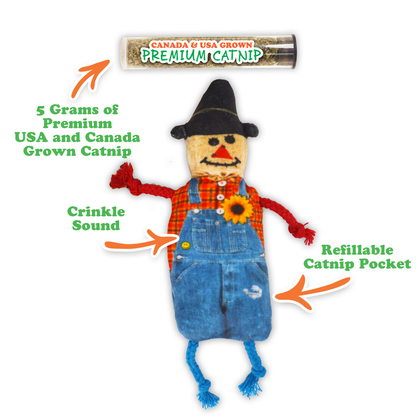 Meowijuana Get Spooked Scarecrow