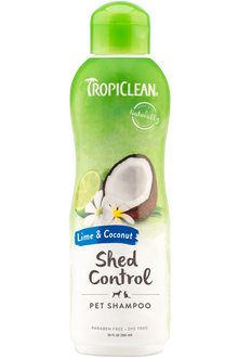 TropiClean DeShedding Lime And Coconut Shampoo 20oz