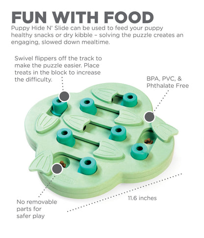 Outward Hound Nina Ottosson Puppy Hide n' Slide Puzzle Game - Level 2