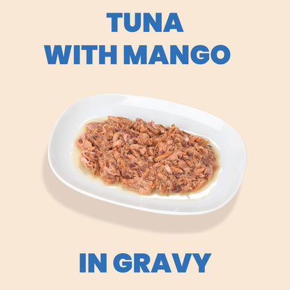 Almo Nature HQS Complete Cat Food - Tuna Recipe With Mango In Gravy 70g