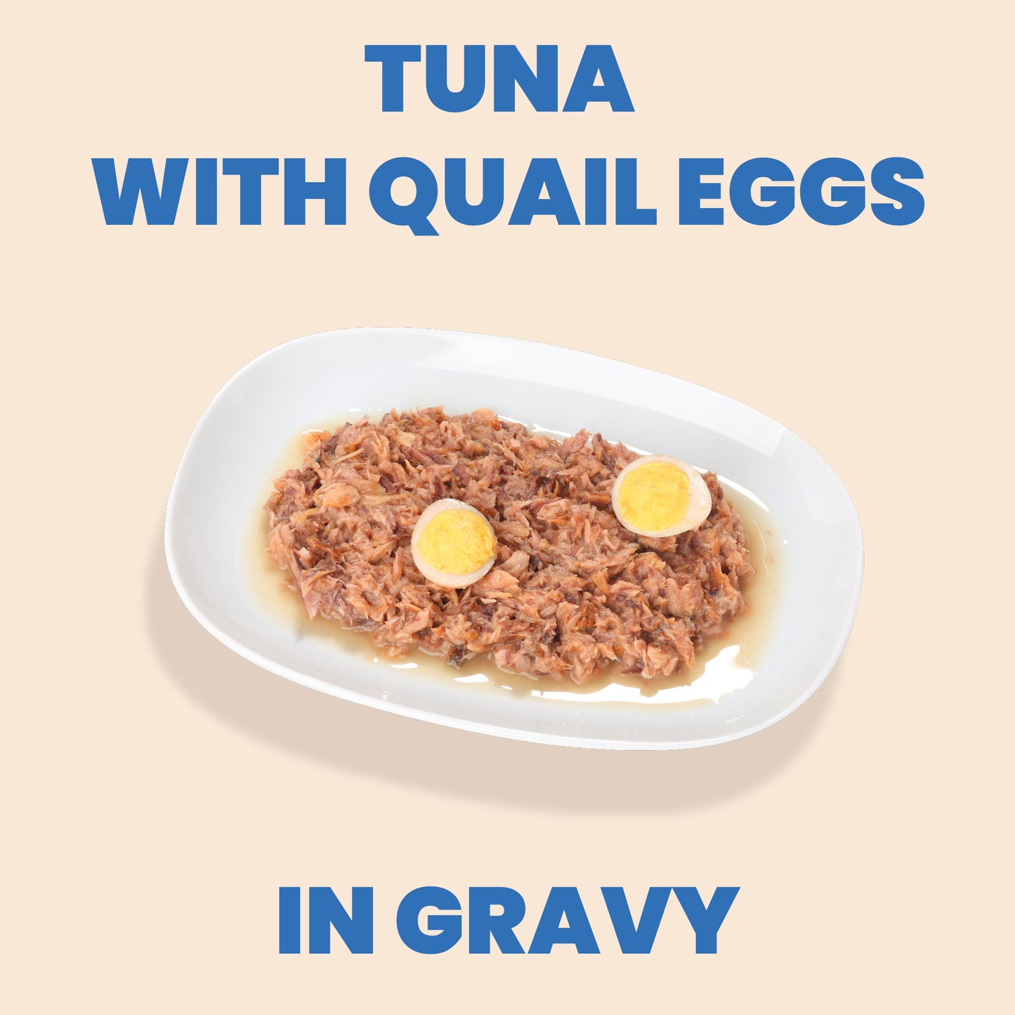 Almo Nature Complete HQS Tuna Recipe with Quail Eggs in Gravy for Cats 70g