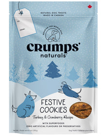 Crumps 🍁Festive Cookies Turkey & Cranberry Recipe 270g
