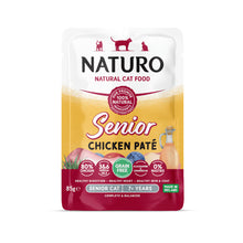 Naturo Cat Grain Free Senior Chicken Pate Pouch 85gm