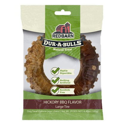 Redbarn Dur-A-Bulls Large Tire Hickory BBQ Flavor