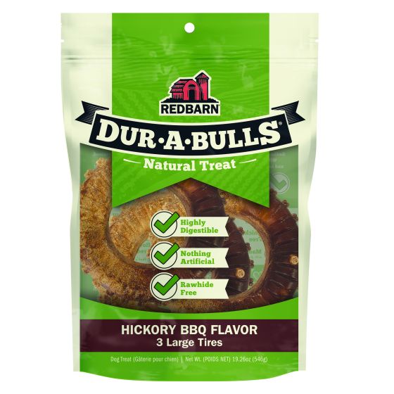 Redbarn Dur-A-Bulls Large Tire Hickory BBQ Flavor