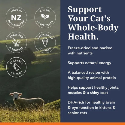 Feline Natural™ New Zealand Chicken & King Salmon Feast Freeze Dried Cat Food
