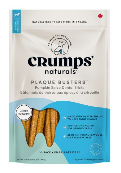 Crumps Naturals 🍁Plaque Busters with Pumpkin Spice