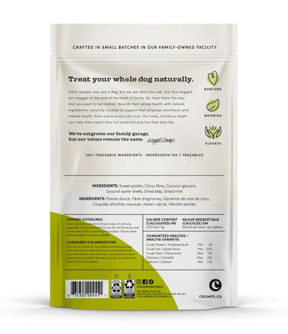 Crumps Naturals 🍁 Plaque Busters Advanced Double Fresh Dental Sticks With Sea Kelp & Mint Dog 10pc