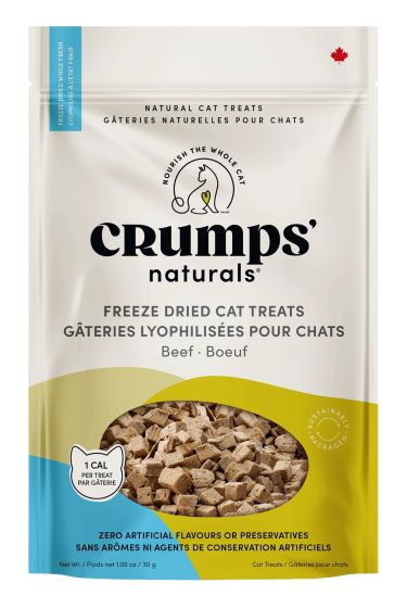 Crumps Naturals🍁 Beef Freeze Dried Cat Treats 30g