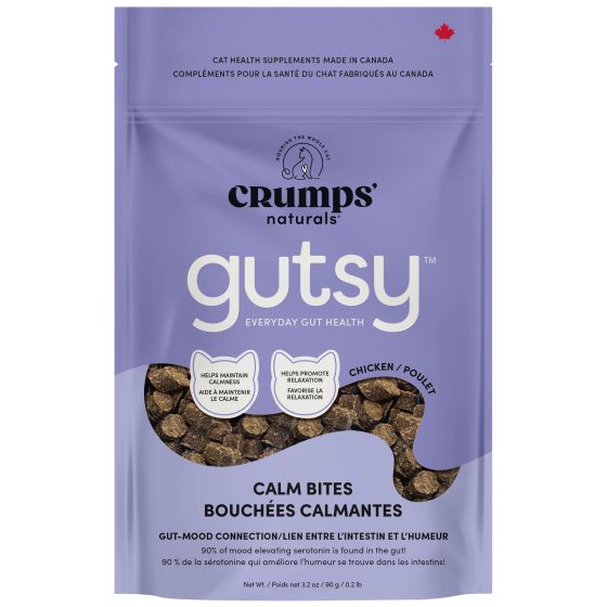 Crumps Naturals 🍁 Gutsy Calm Bites Cat Treats, 90g