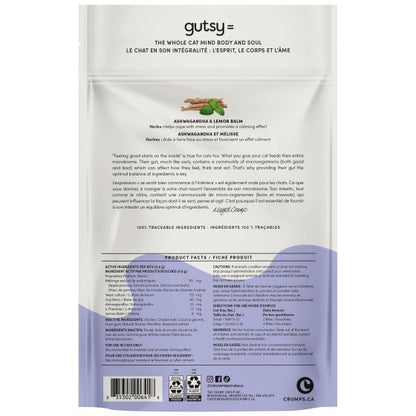 Crumps Naturals 🍁 Gutsy Calm Bites Cat Treats, 90g