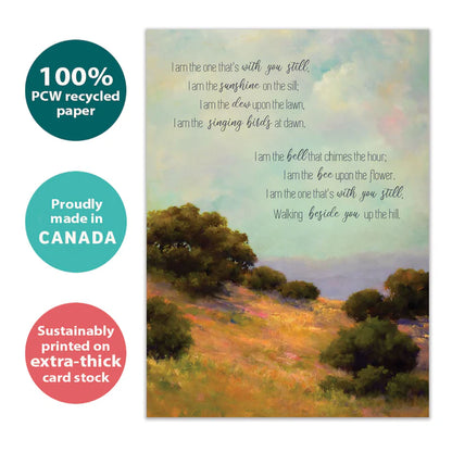 Tree Free Greetings 🍁I Am The One Sympathy Card