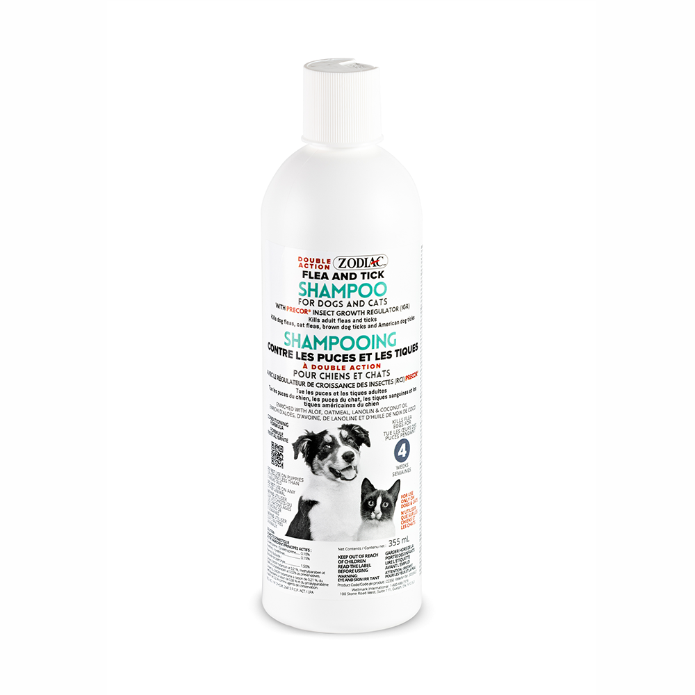 Zodiac Flea & Tick  Shampoo w/ Precor for Dogs and Cats 355ml