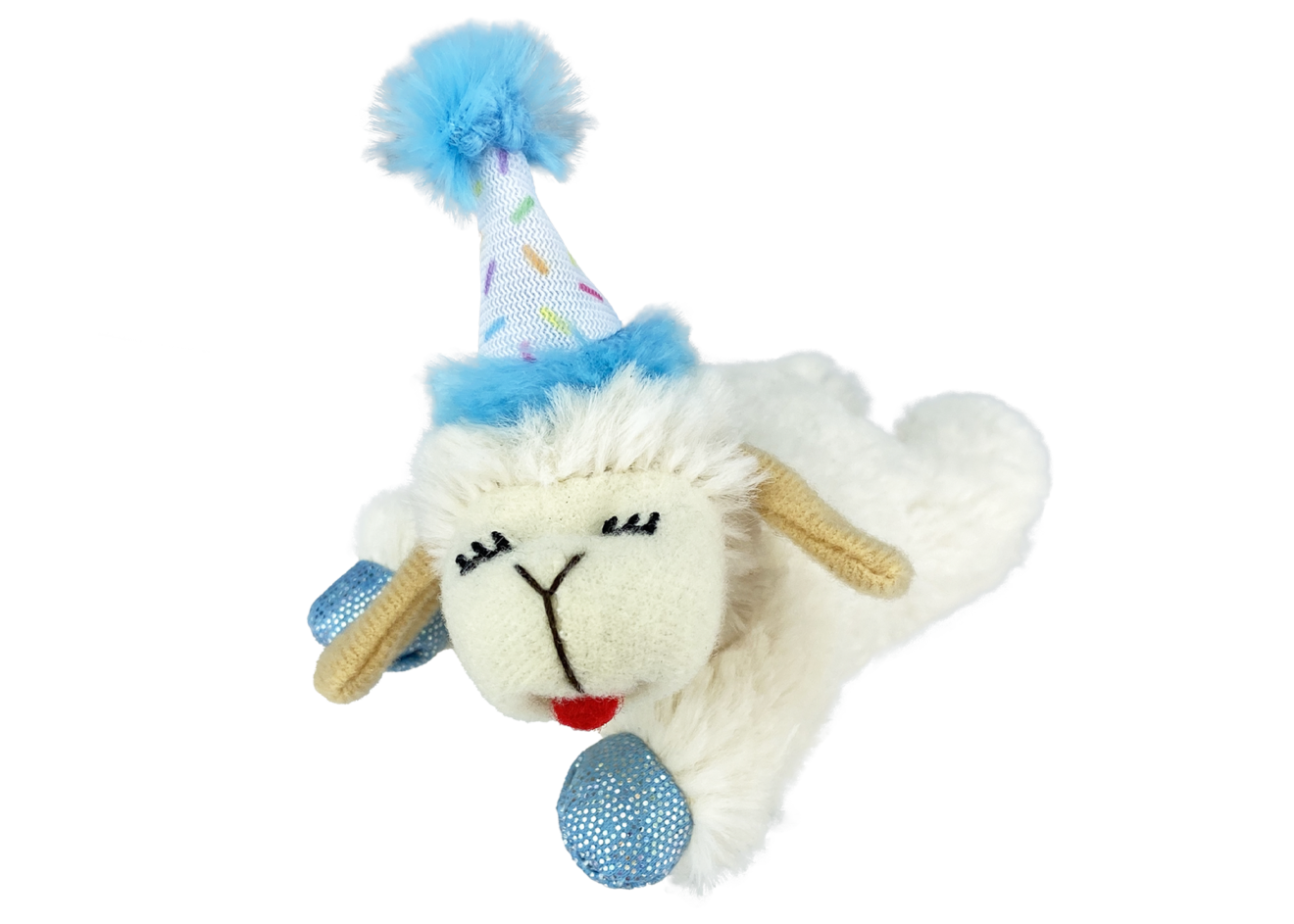 Multipet Lamb Chop with Birthday Hat for Cats