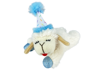 Multipet Lamb Chop with Birthday Hat for Cats