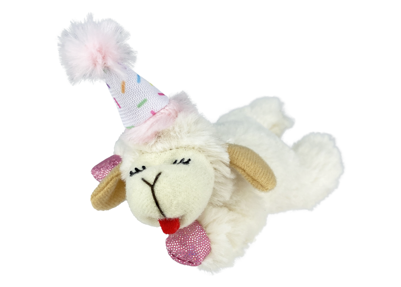 Multipet Lamb Chop with Birthday Hat for Cats