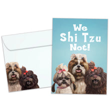 Tree Free Greeting 🍁We Shi Tzu Not Birthday Card
