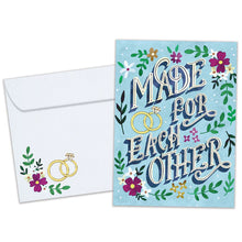 Tree Free Greetings 🍁Made for Each Other Wedding Card