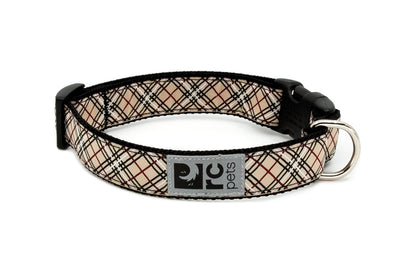 RC Pets🍁 Tan Tartan Clip Collar