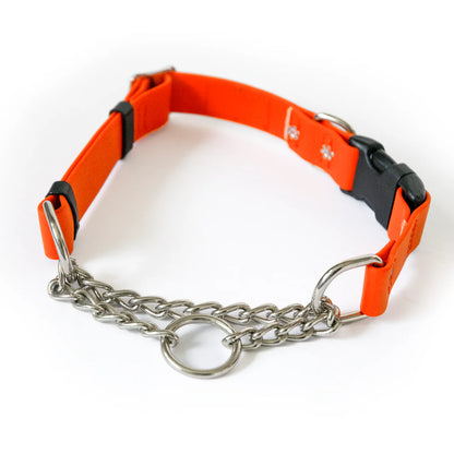 Smoochy Poochy 🍁Orange Waterproof Martingale Collar