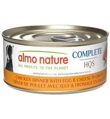 Almo Nature HQS Complete Dog Food - Chicken with Egg & Cheese 5.5oz