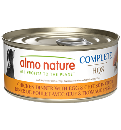 Almo Nature HQS Complete Dog Food - Chicken with Egg & Cheese 5.5oz