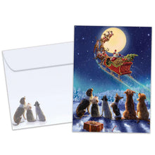 Tree Free Greetings Christmas Dogs with Santa