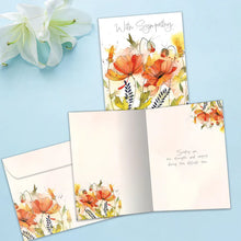 Tree Free Greetings🍁 Poppies Sympathy Card