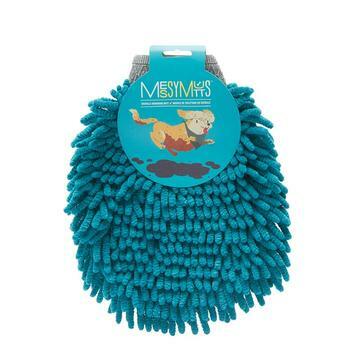 Messy Mutts 🍁Blue Microfiber Grooming Mitt