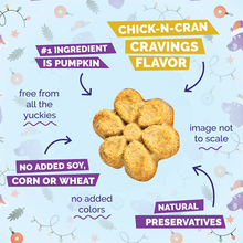 Fruitables® HOLIDAY Chick-N-Cran Cravings Dog Treat 7oz