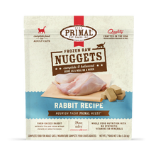 Primal™ Frozen Raw Nuggets Rabbit Recipe Cat Food 3lb