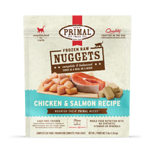 Primal Pet Foods Feline Chicken & Salmon Frozen Nuggets 3Lb