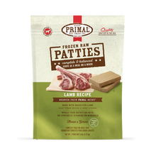 Primal Pet Foods Canine Lamb Frozen Patties 6Lb