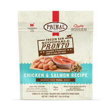 Primal Pet Foods Feline Chicken & Salmon Pronto Formula 1Lb
