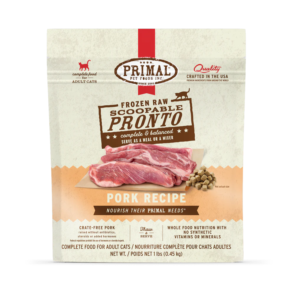 Primal Pet Foods Feline Pork Pronto Formula 1Lb