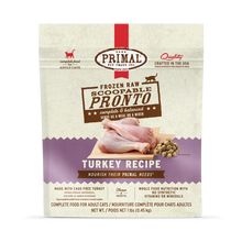 Primal Pet Foods Feline Turkey Pronto Formula 1Lb