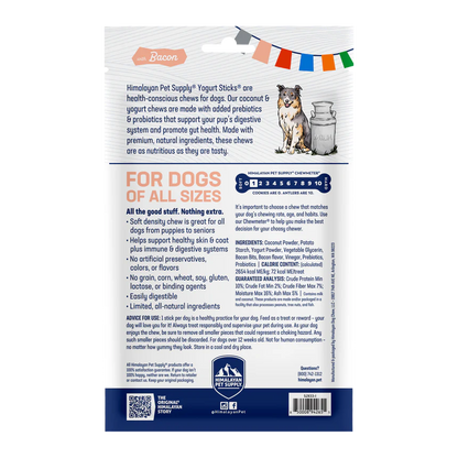 Himalayan Pet Bacon Yogurt Sticks 136g