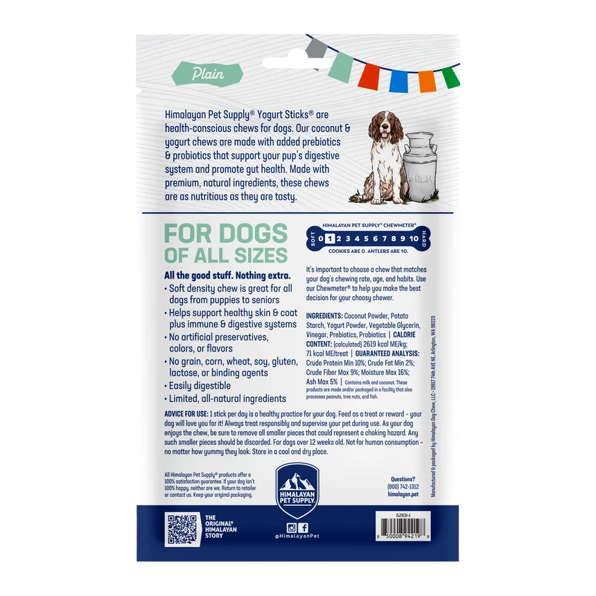 Himalayan Pet Apple & Honey Yogurt Sticks for Dogs 136g