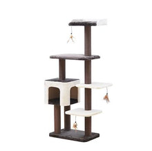 PetPals Group Midnight Molly Cat Tree w/Hanging Teasers