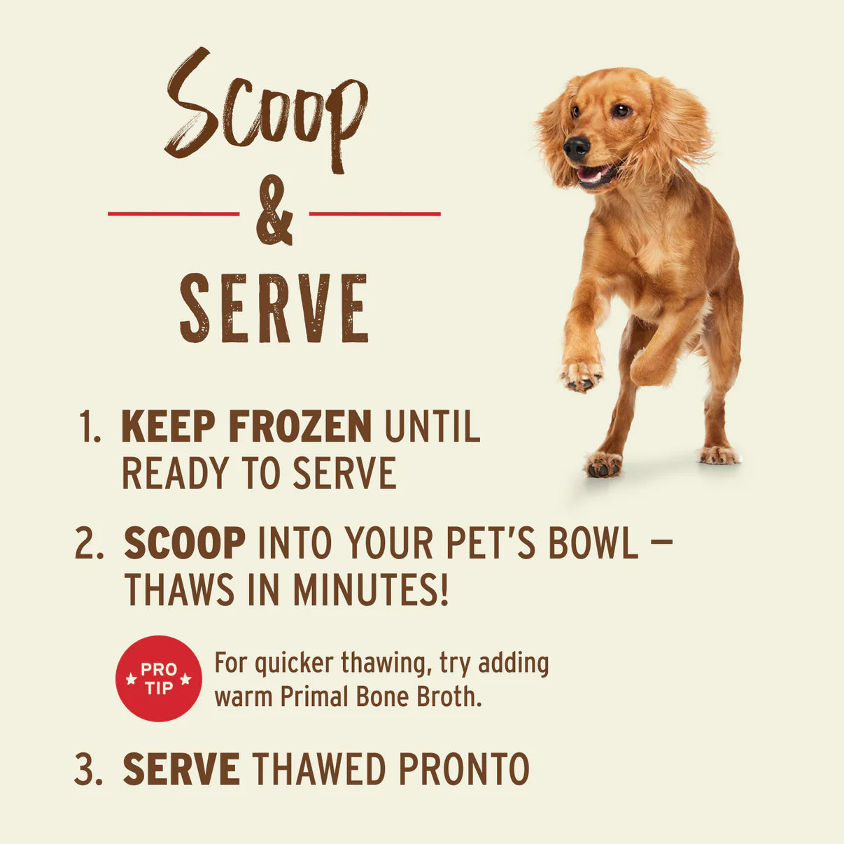 Primal Frozen Pork Pronto Formula for Dogs 4lb