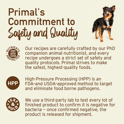 Primal Frozen Beef Scoopable Pronto for Dogs