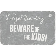"Beware of the Kids" 7" x 4.25" Garden Stone