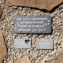 "Furever in our Hearts" 7" x 4.25" Garden Stone