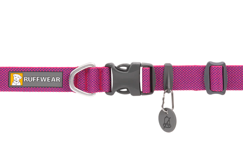 RUFFWEAR Alpenglow Pink Hi & Light Dog Collar