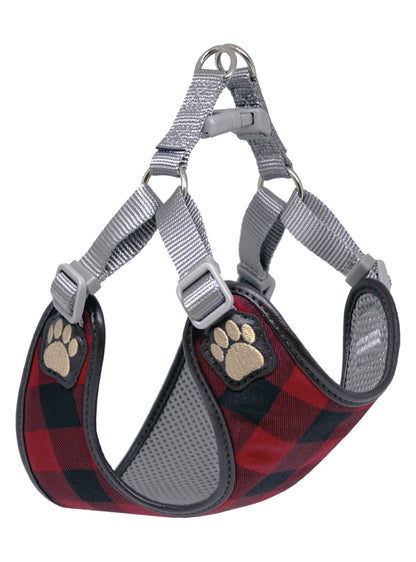 Pretty Paw 🍁Buffalo Check Dog Harness