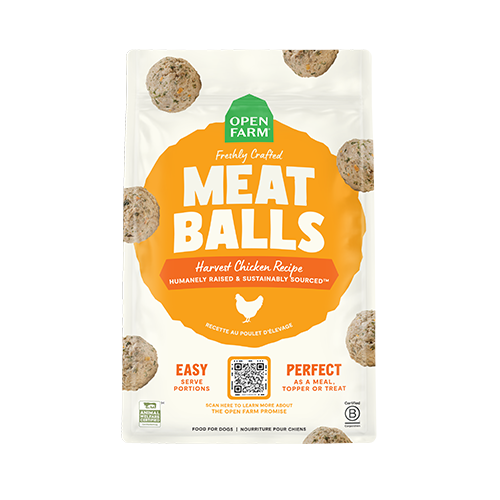 Open Farm® Freshly Crafted Meatballs Harvest Chicken Recipe 14oz