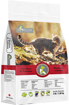 BB 12/25 Harlow Blend Cat Food Chicken and
 Salmon Formula