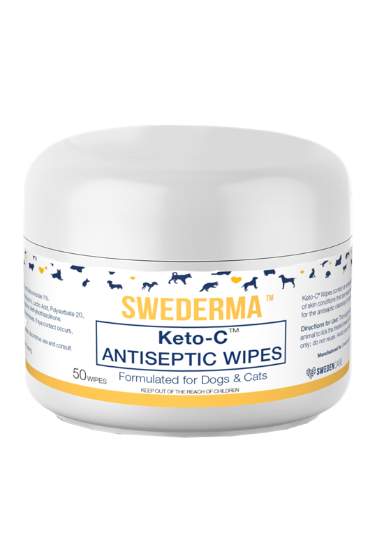 SWEDERMA Keto-C Antiseptic Wipes Cucumber Melon Theraputic  50pk