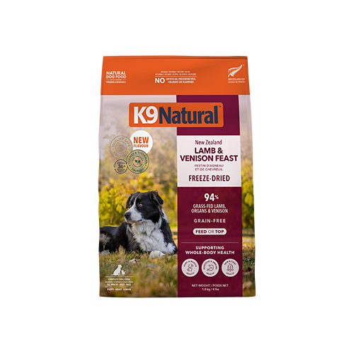 K9 Natural™ New Zealand Lamb & Venison Feast Freeze Dried Dog Food
