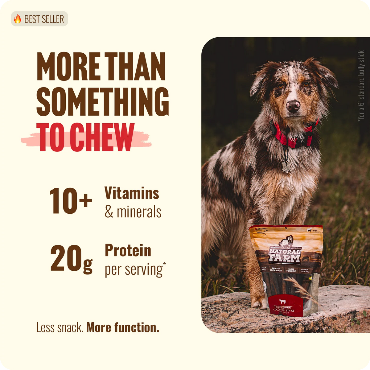 Natural Farm Peanut Butter Collagen Sticks